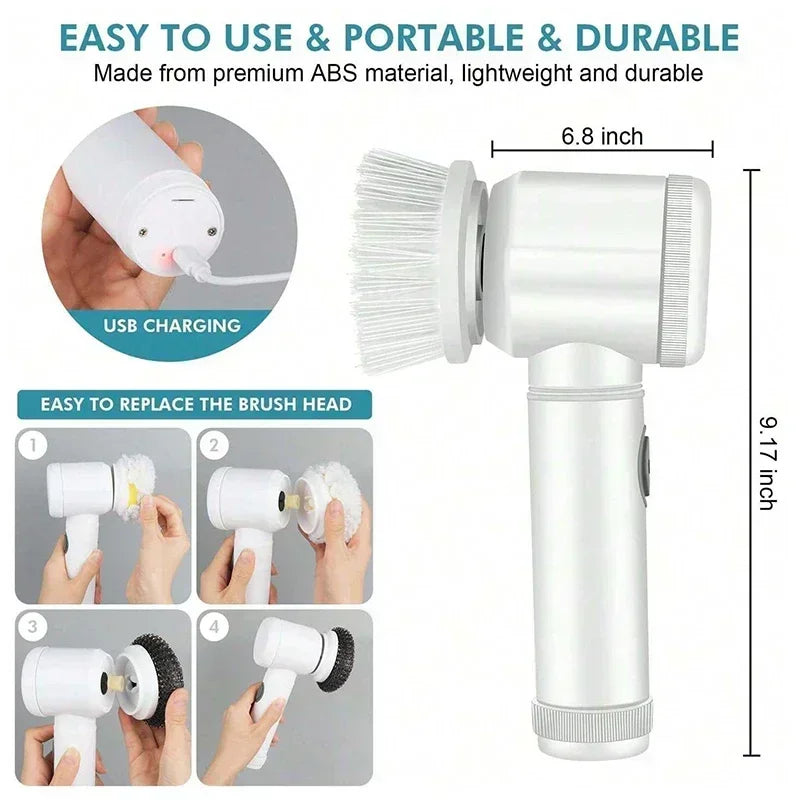 WhirlAway Electric Scrub Brush